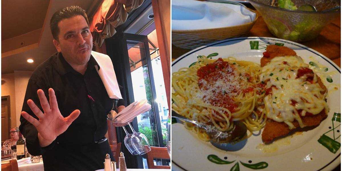Italian waiter can’t believe an American ordered chicken parm Italian waiter can’t believe an American ordered chicken parm