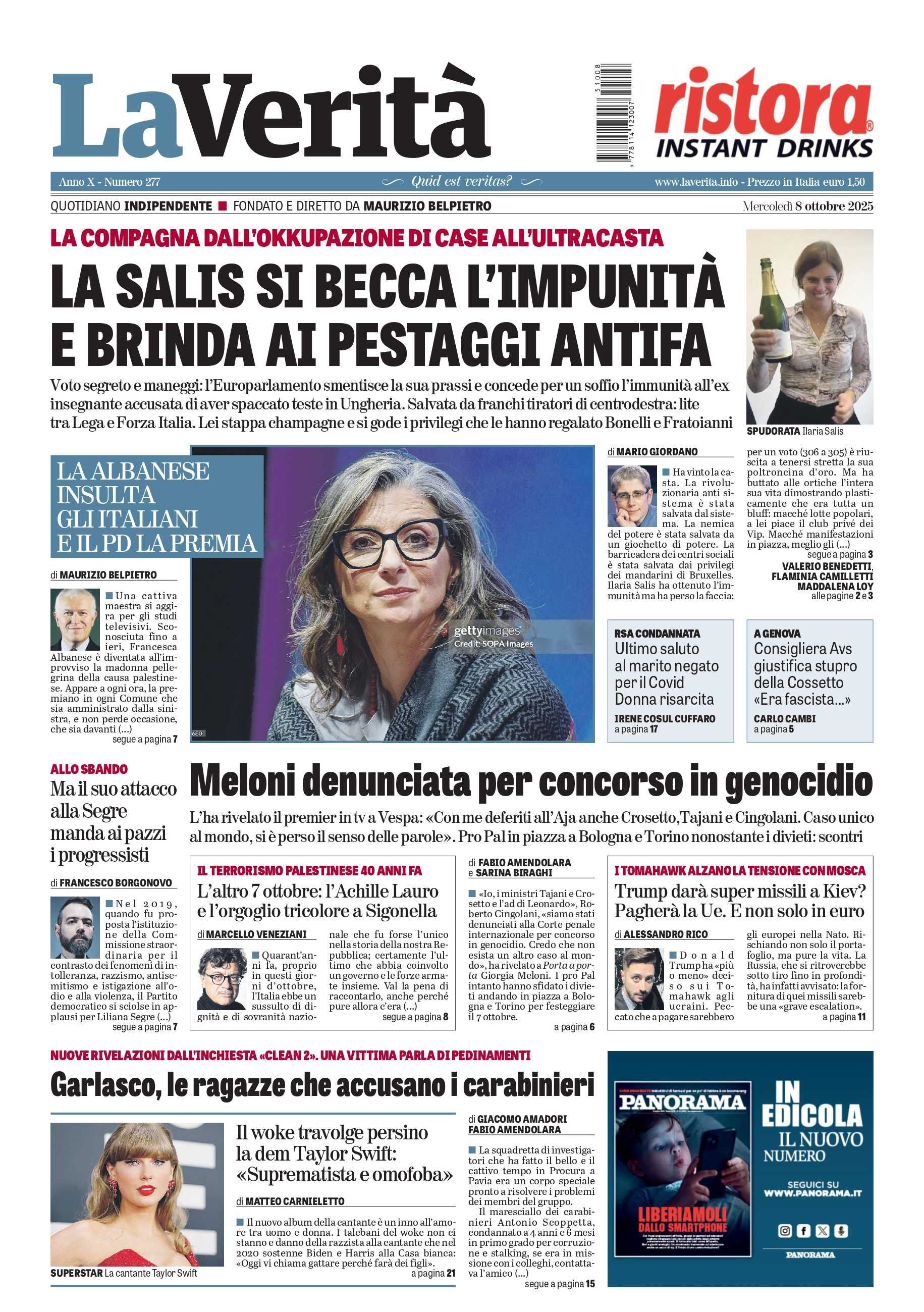Oggi in edicola