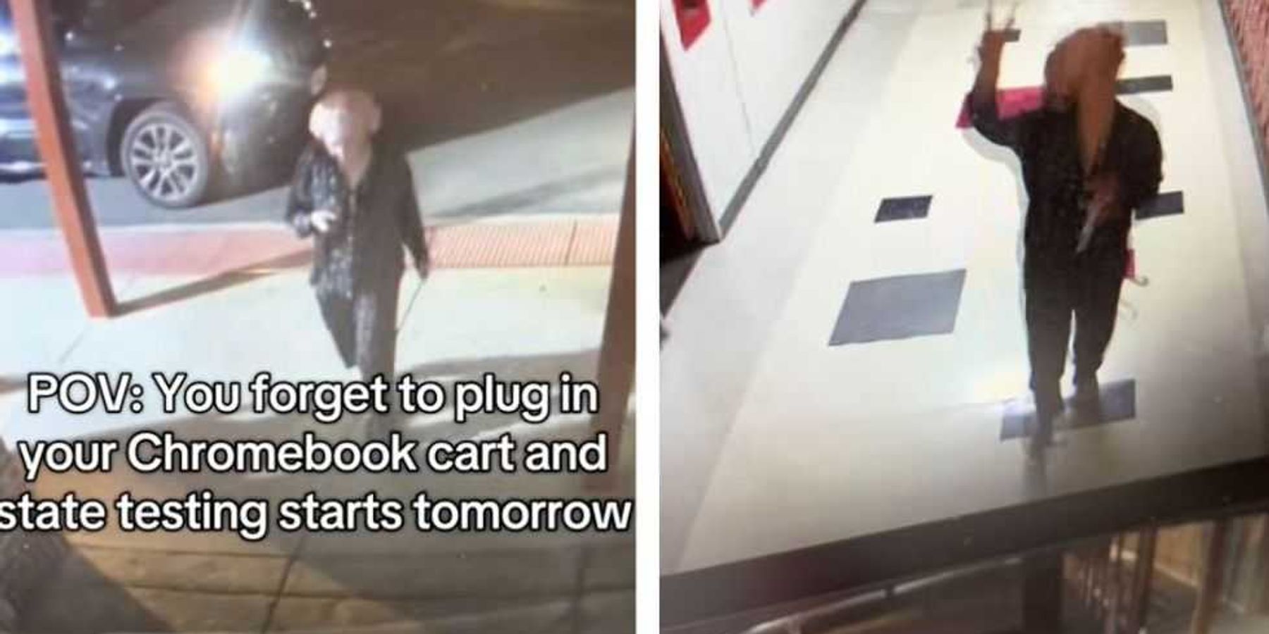 teachers, teacher of tiktok, test day, test anxiety, state testing, prepping for test, funny teachers, state exam, chromebook