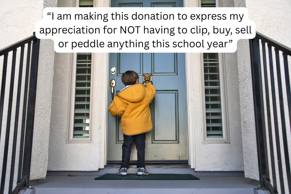 Mom shares school's clever 'un-fundraiser' and burnt out parents are absolutely loving it