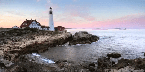 maine, new england, friendliness, lighthouse, U.S.