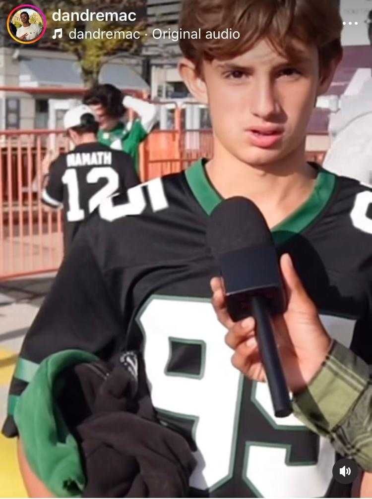 D'Andre McKenzi, Jets, NFL, football, fans