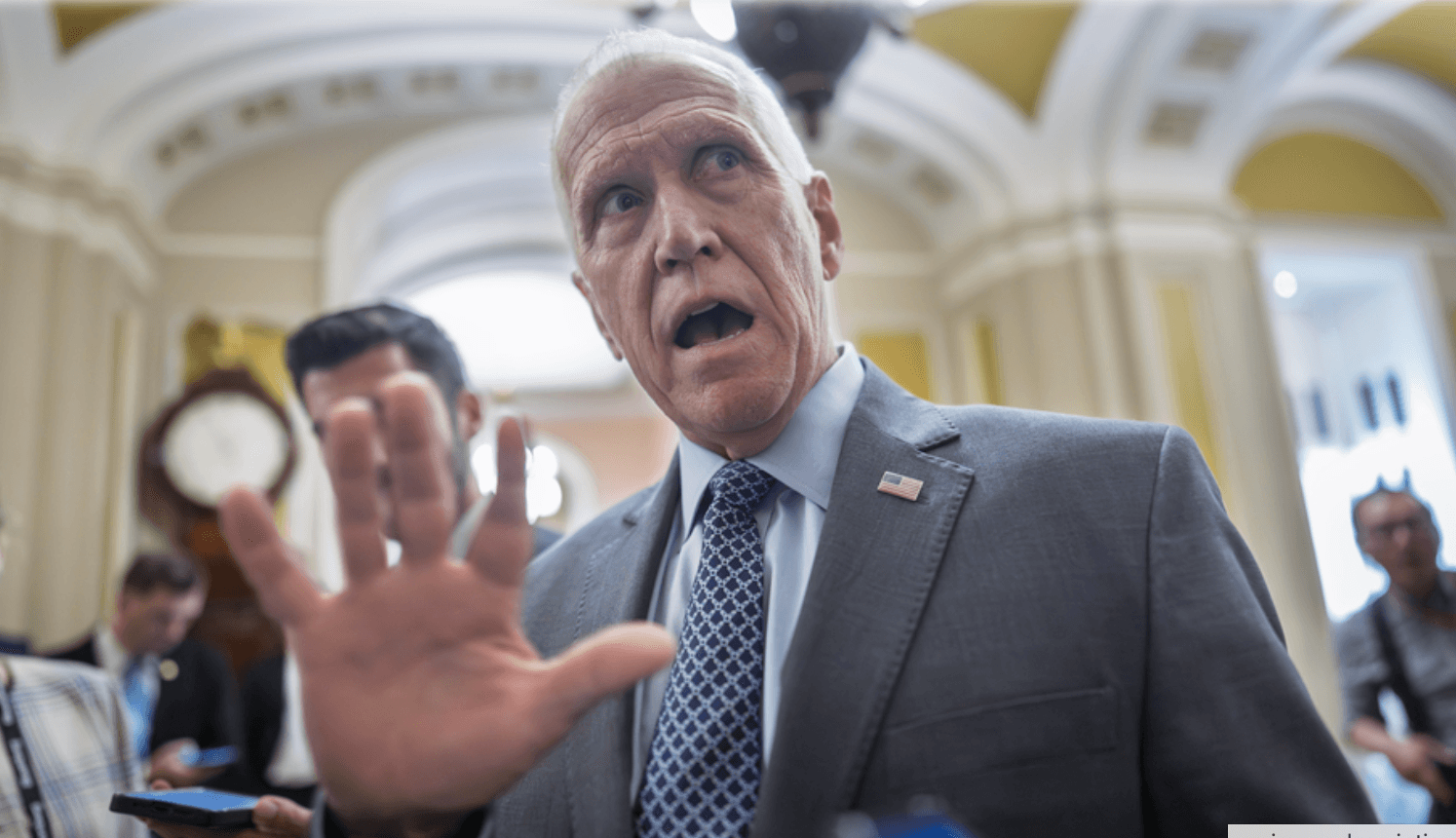 GOP Senators Stammer And Cower Over Trump's $230 Million Taxpayer Shakedown