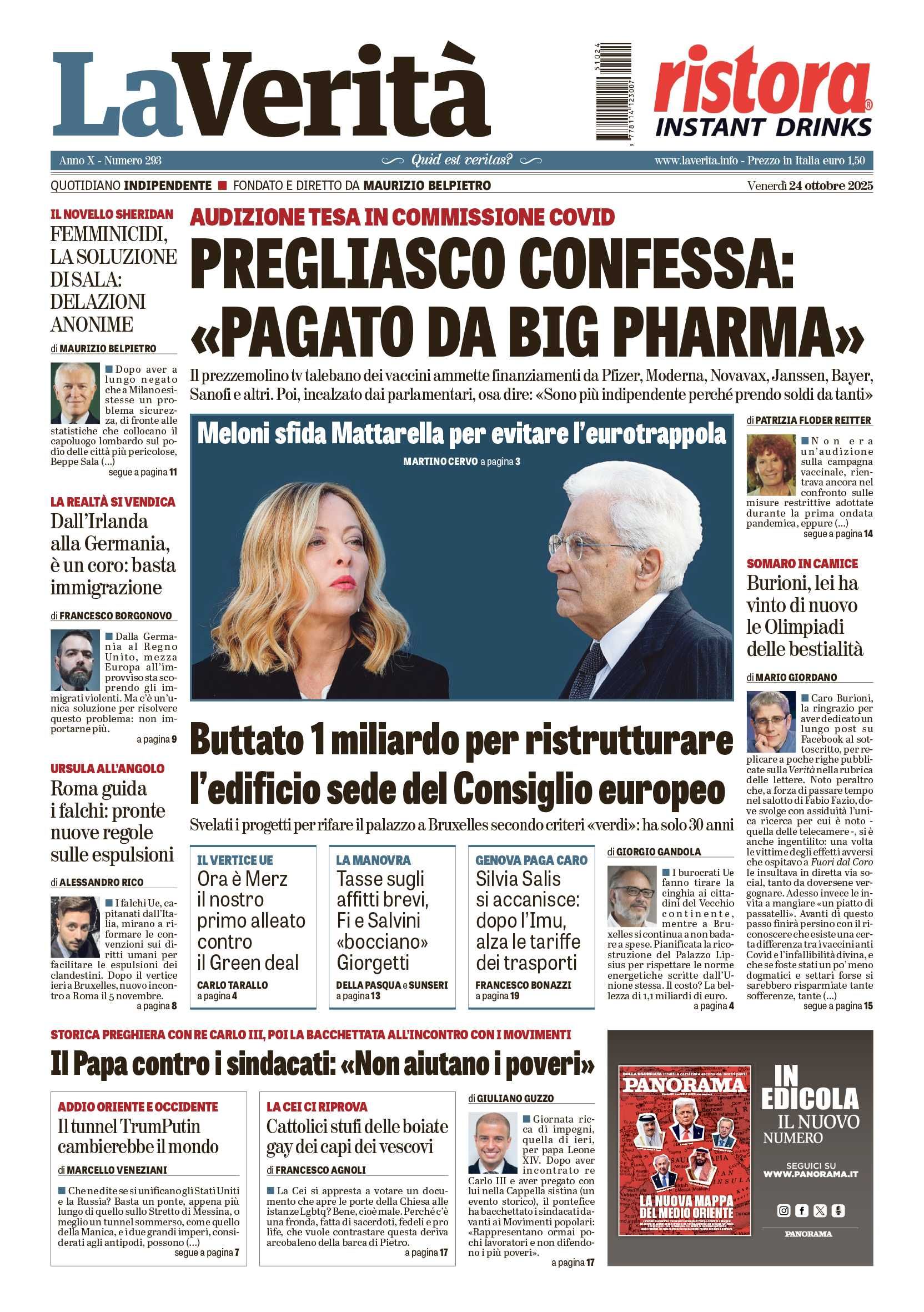 Oggi in edicola