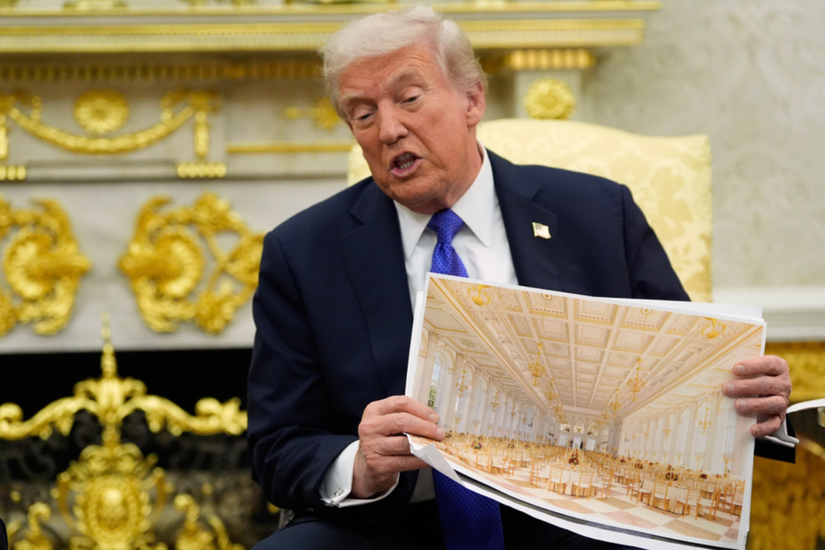 What Are The Actual Plans For Trump's Ballroom? Nobody Knows, Including Him