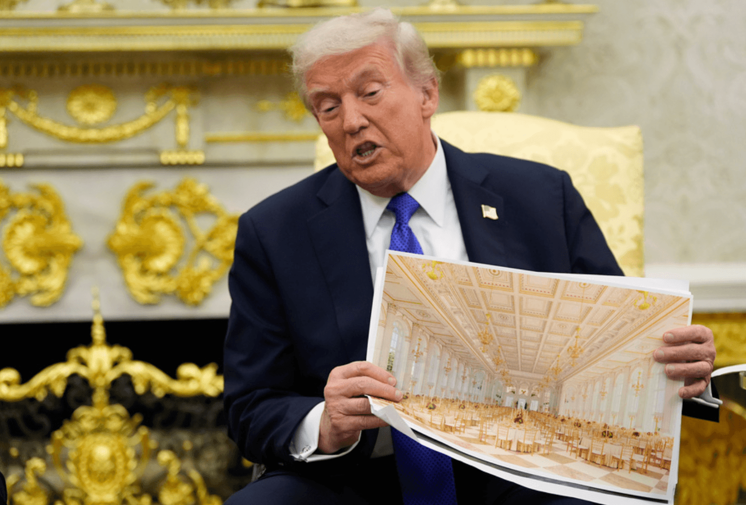 What Are The Actual Plans For Trump's Ballroom? Nobody Knows, Including Him