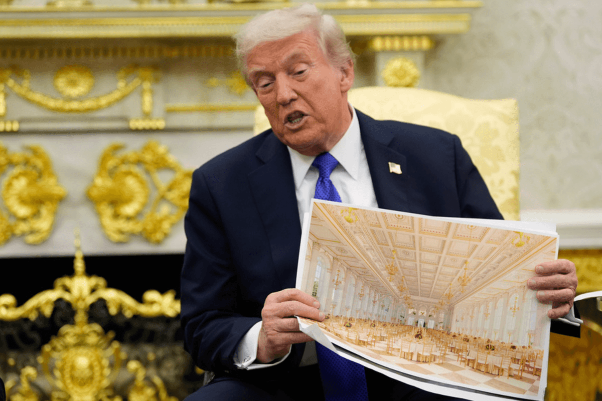 What Are The Actual Plans For Trump's Ballroom? Nobody Knows, Including Him