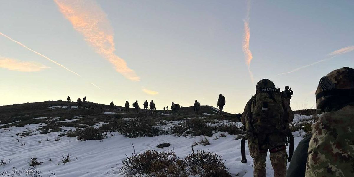 Gli Alpini della Julia sulle cime della Slovenia Gli Alpini della Julia sulle cime della Slovenia