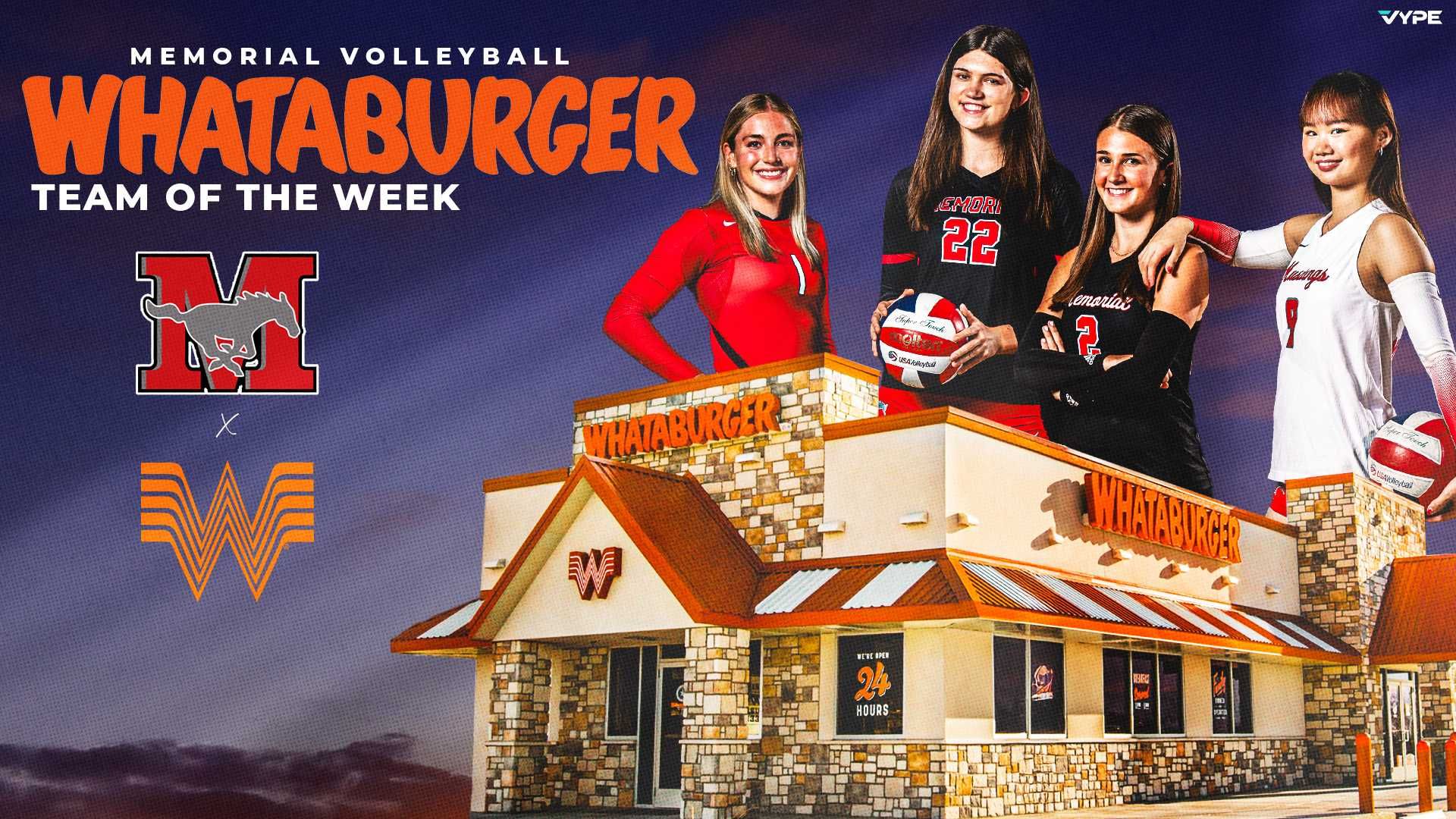 Whataburger Team of the Week: Memorial VB claims undefeated district title ahead of ensuing playoffs