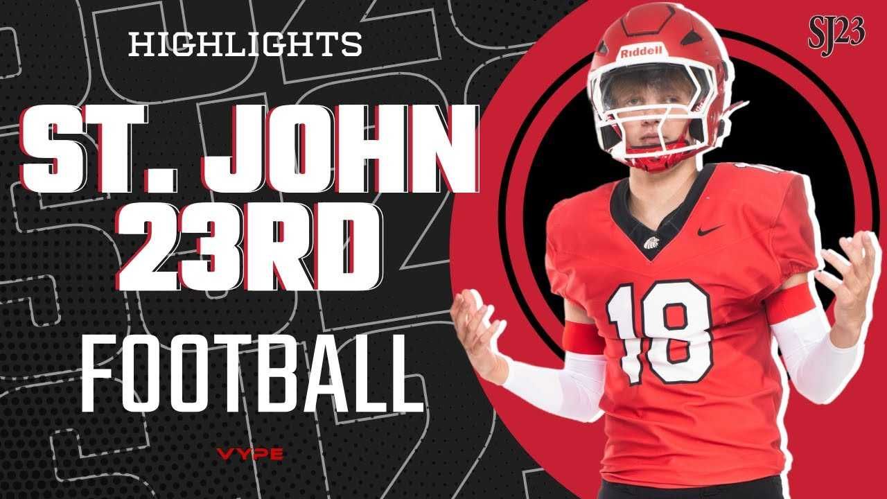 VYPE Highlight | St. John XXIII Lions vs St. Francis Episcopal Wolves Football