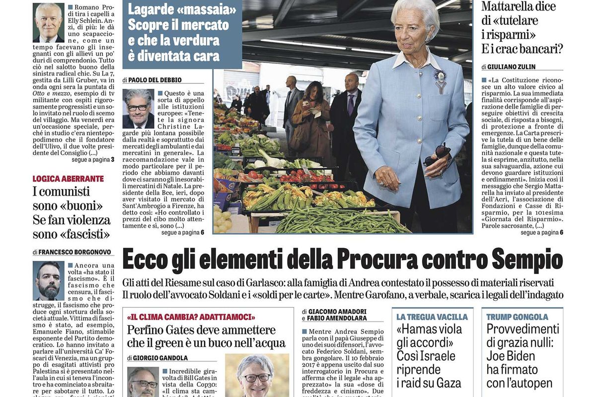 Oggi in edicola