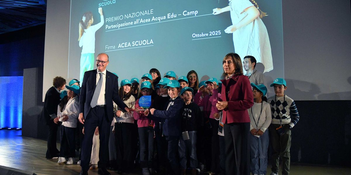 Acqua, premi alle scuole per il contest ideato da Acea Acqua, premi alle scuole per il contest ideato da Acea