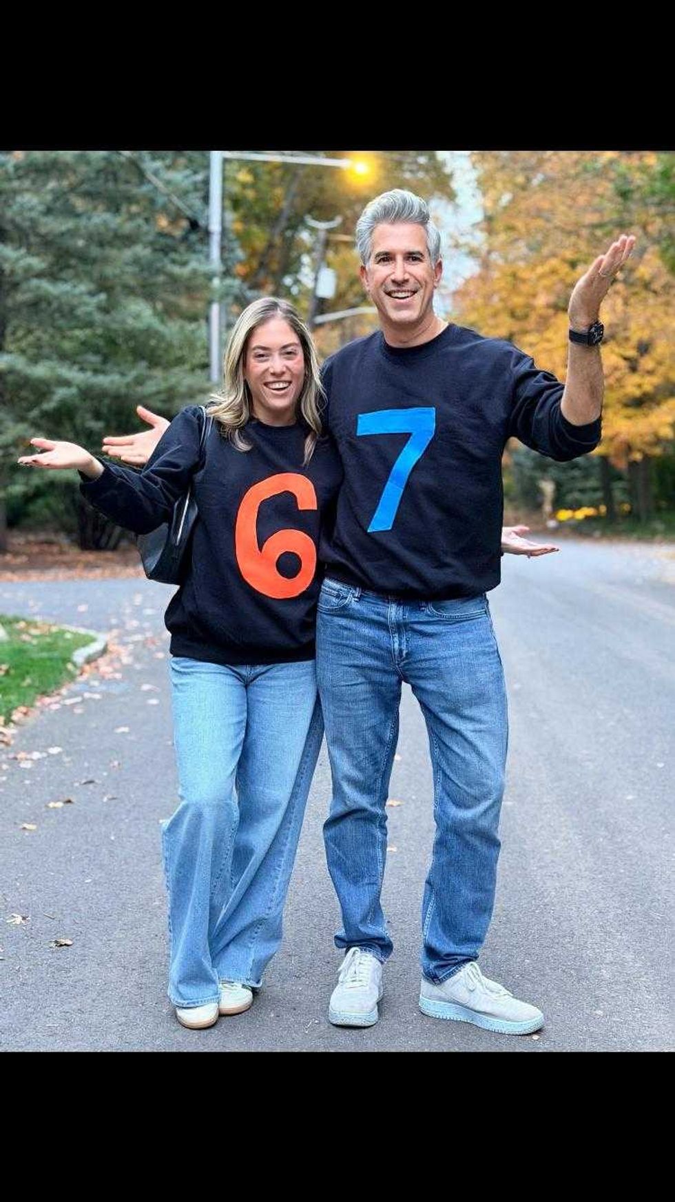 Gen X couple boasts hilarious '6 7' Halloween costume to the horror of their Gen Alpha kids