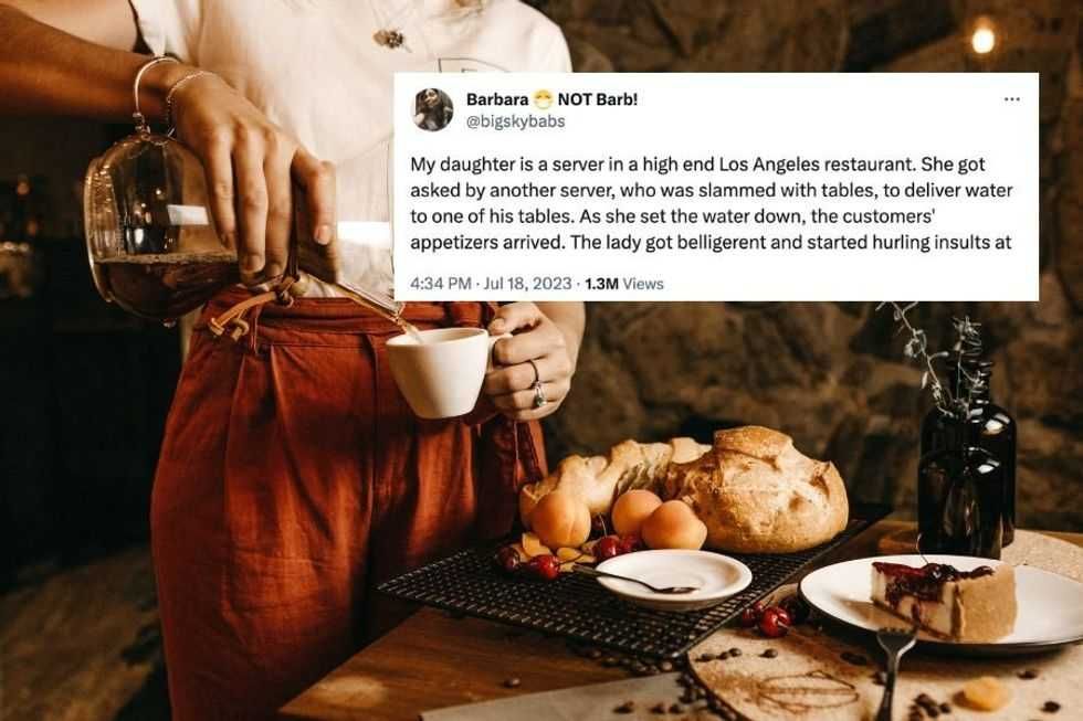 kindness; faith in humanity; bad first dates; service industry; lessons in kindness; man ditches date