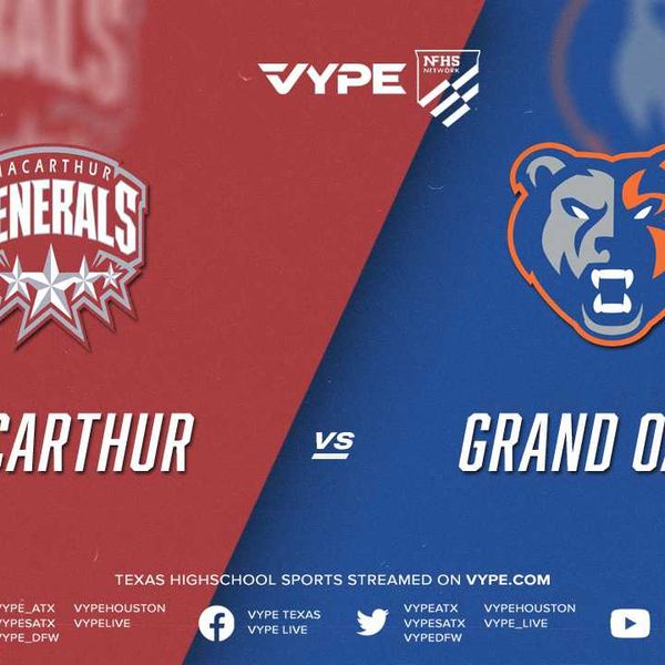 5PM | NFHS – 6A-1 Volleyball Bi-district: MacArthur vs. Grand Oaks