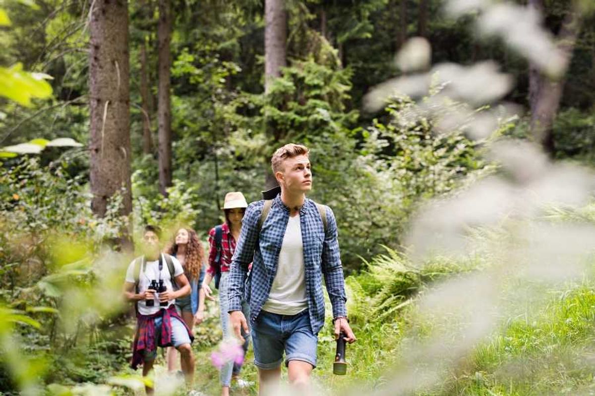 hiking, teens, high school, detention, outdoors