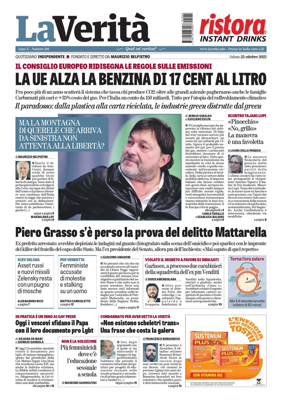 Oggi in edicola