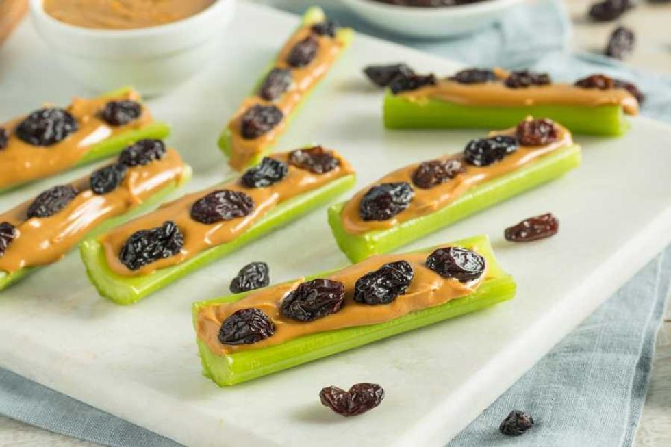 Retro recipes, vintage meals, nostalgic foods, potluck dishes, ants on a log