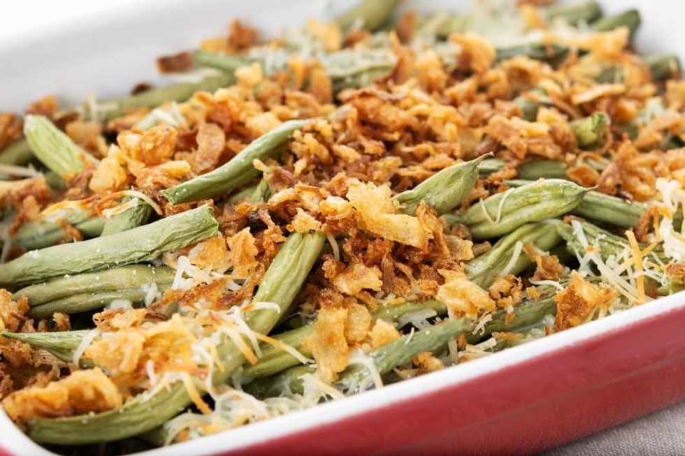 Retro recipes, vintage meals, nostalgic foods, potluck dishes, green bean casserole