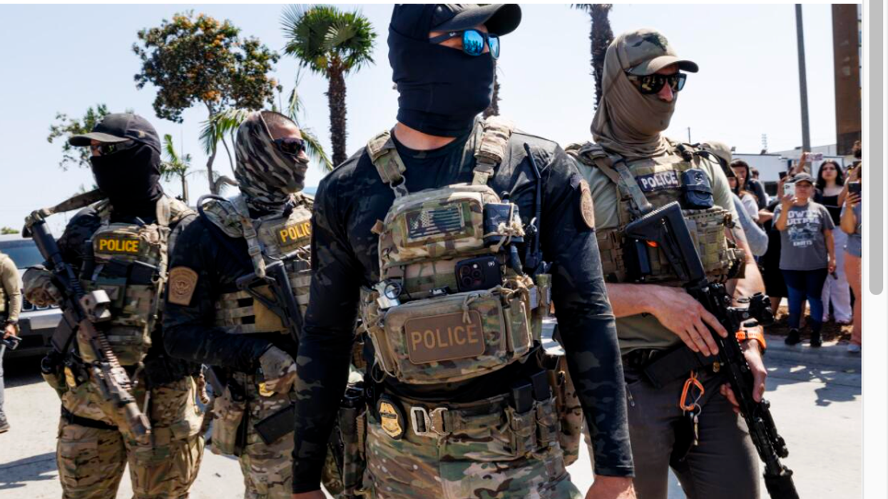 When ICE Lawlessly Roughs Up --And Seizes -- Innocent American Citizens