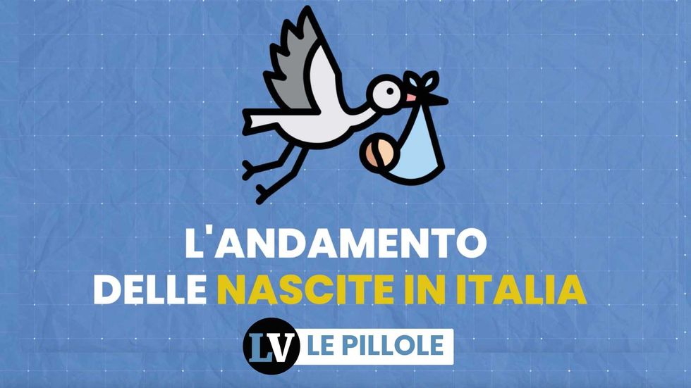 L'andamento delle nascite in Italia