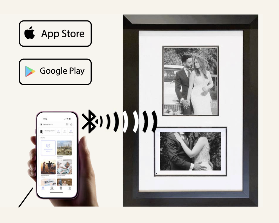 photo of smartphones connecting to Vuephoria vFrame