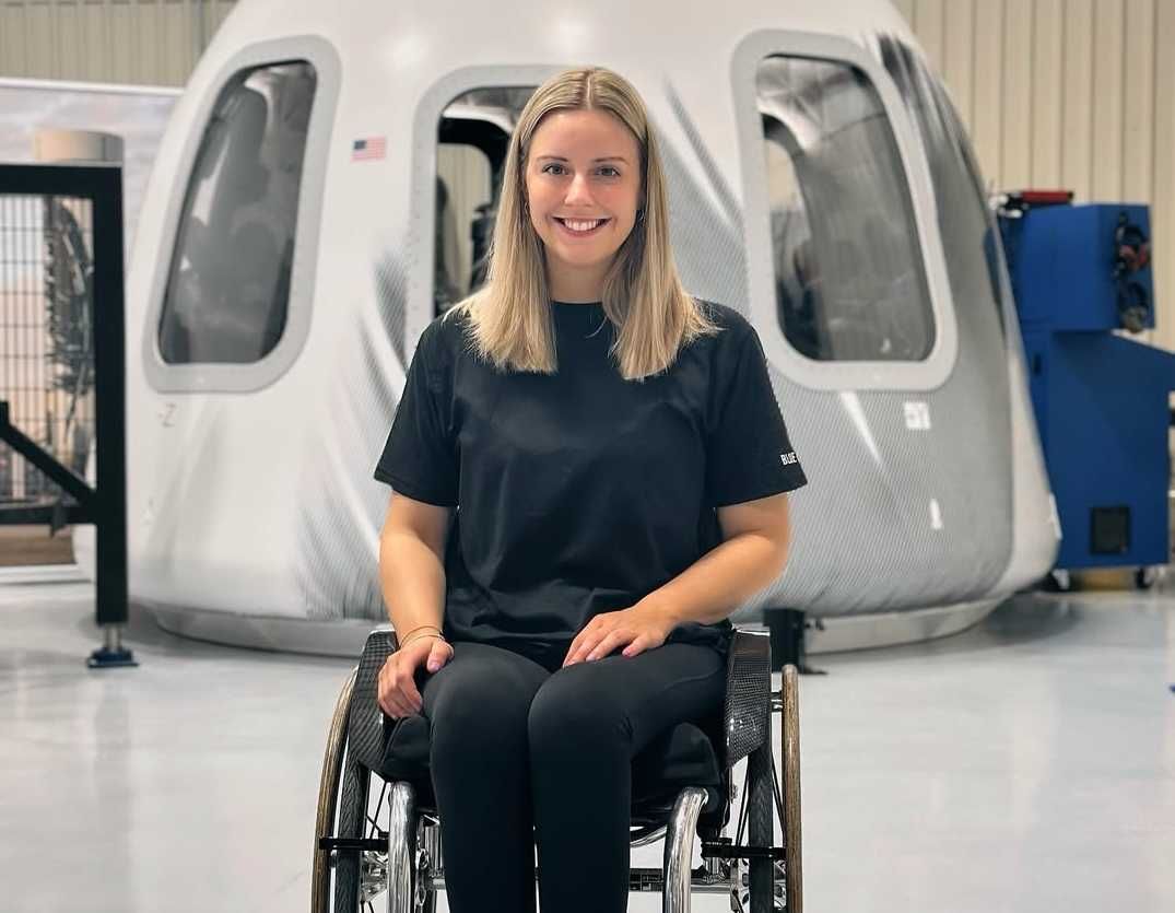 La prima astronauta disabile: «Seguite sempre i vostri sogni»