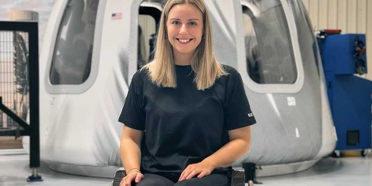 La prima astronauta disabile: «Seguite sempre i vostri sogni» La prima astronauta disabile: «Seguite sempre i vostri sogni»