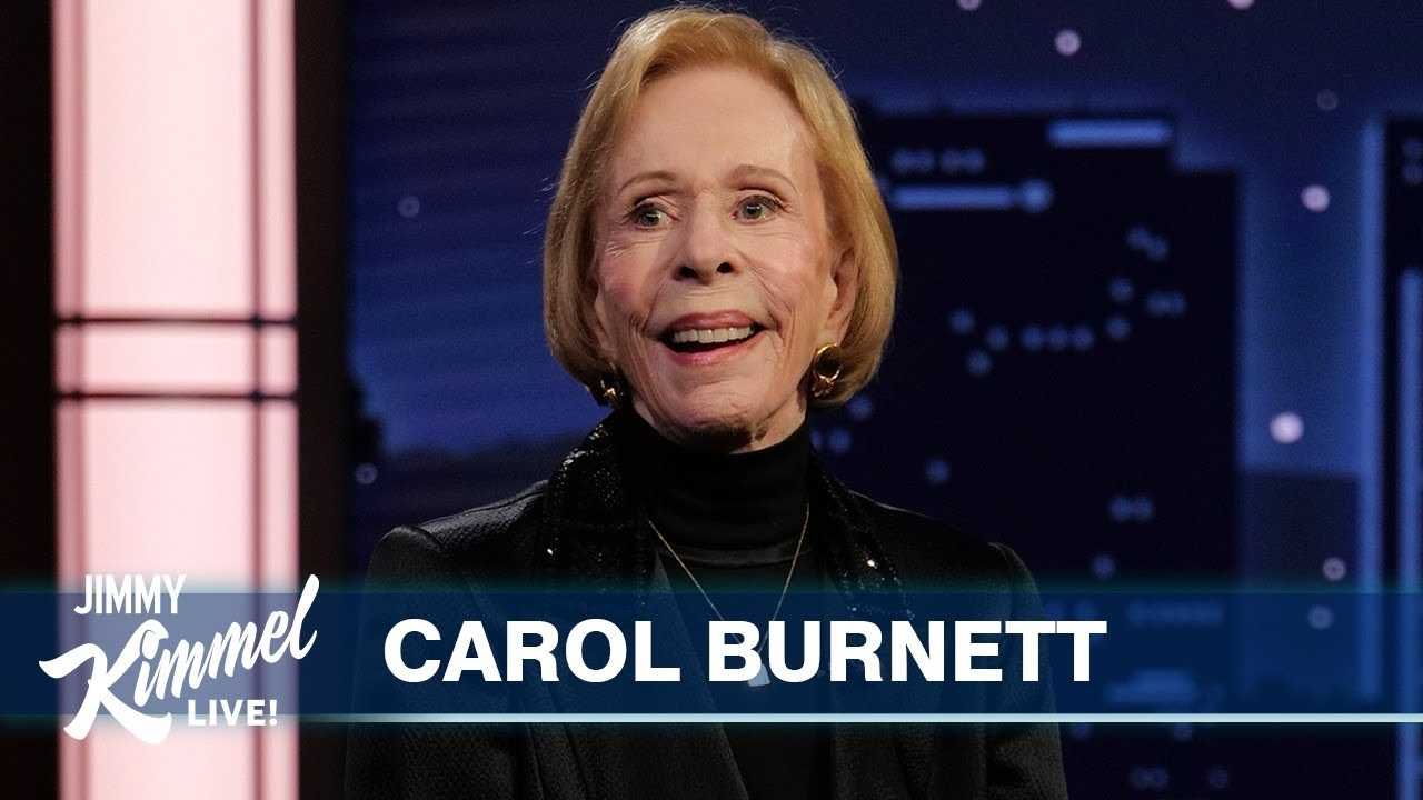 carol burnett, jimmy kimmel, jimmy kimmel live, carol burnett interview, carol burnett story