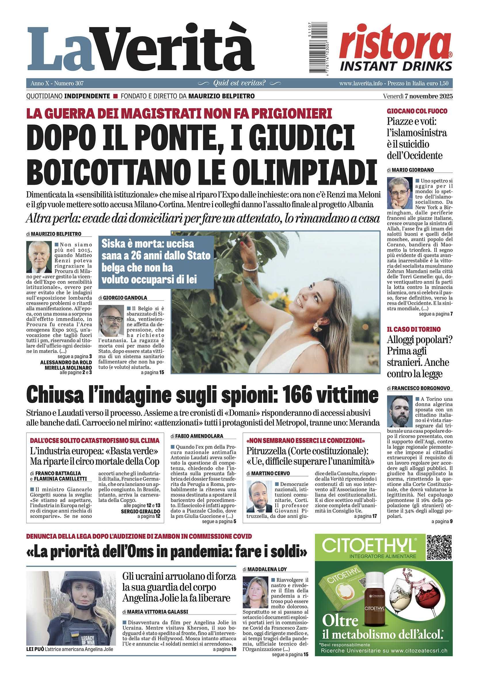 Oggi in edicola