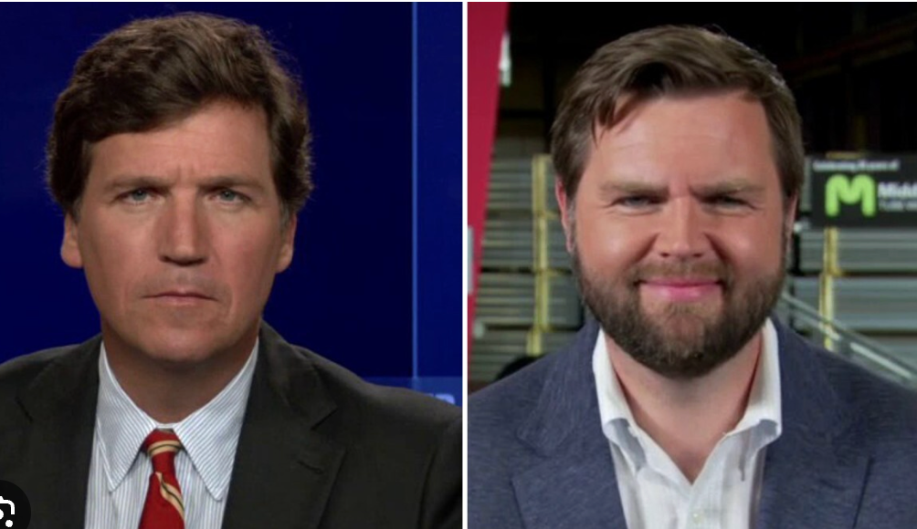 How Tucker Carlson Is Dragging J.D. Vance Down Into The Neo-Nazi Fever Swamp