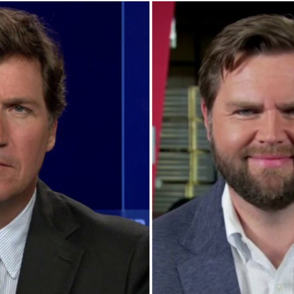 How Tucker Carlson Is Dragging J.D. Vance Down Into The Neo-Nazi Fever Swamp