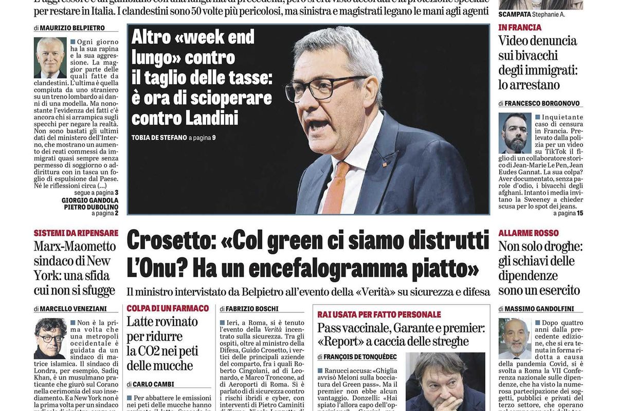 Oggi in edicola