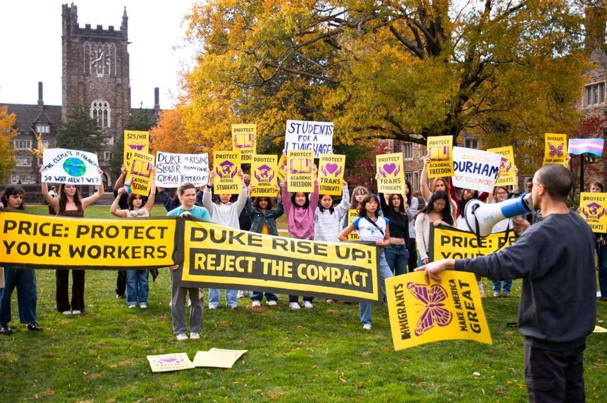 Protesters at 100+ Campuses Tell Trump 'Hands Off Higher Ed!'