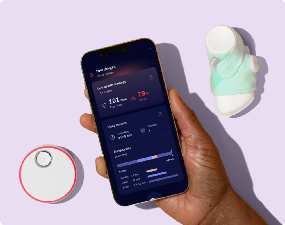 photo of Owlet Dream Sock