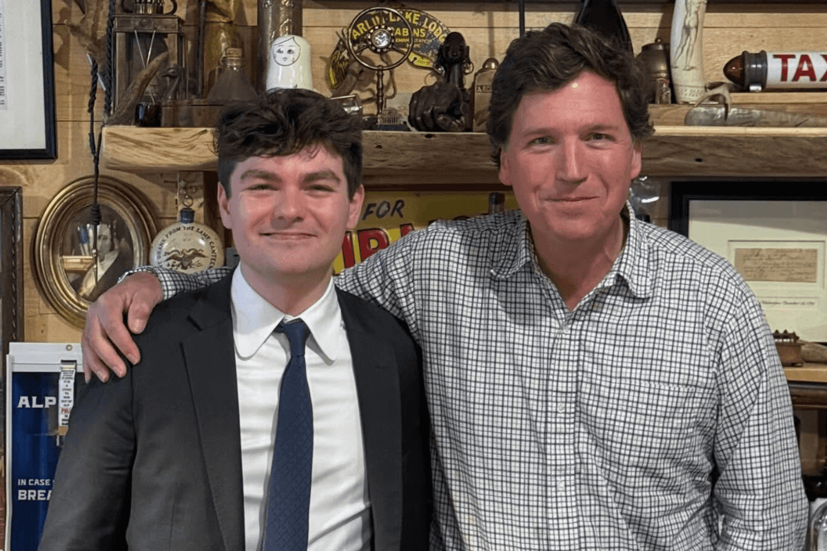 Tucker Carlson Boosting Neo-Nazi Nick Fuentes Should Surprise Exactly Nobody