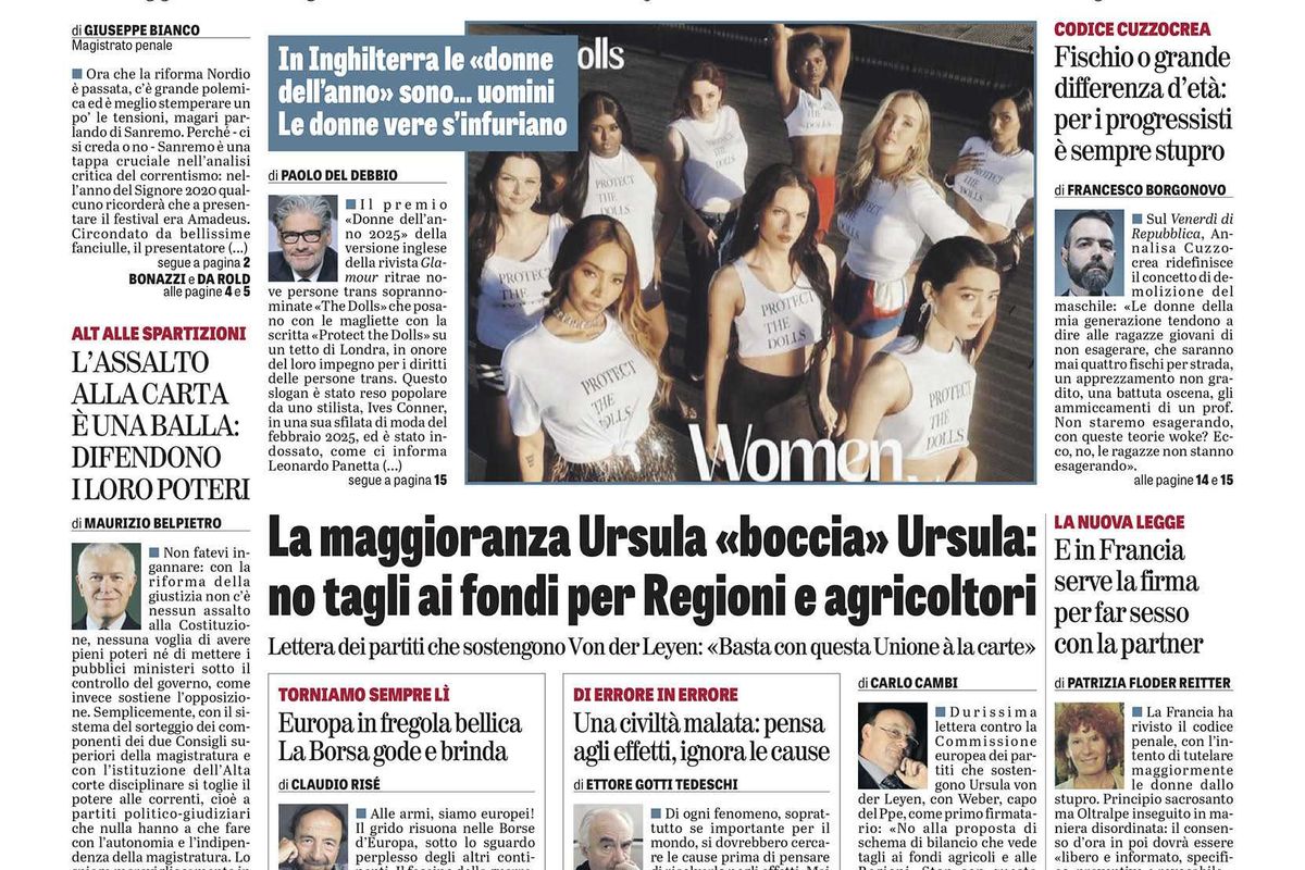 Oggi in edicola