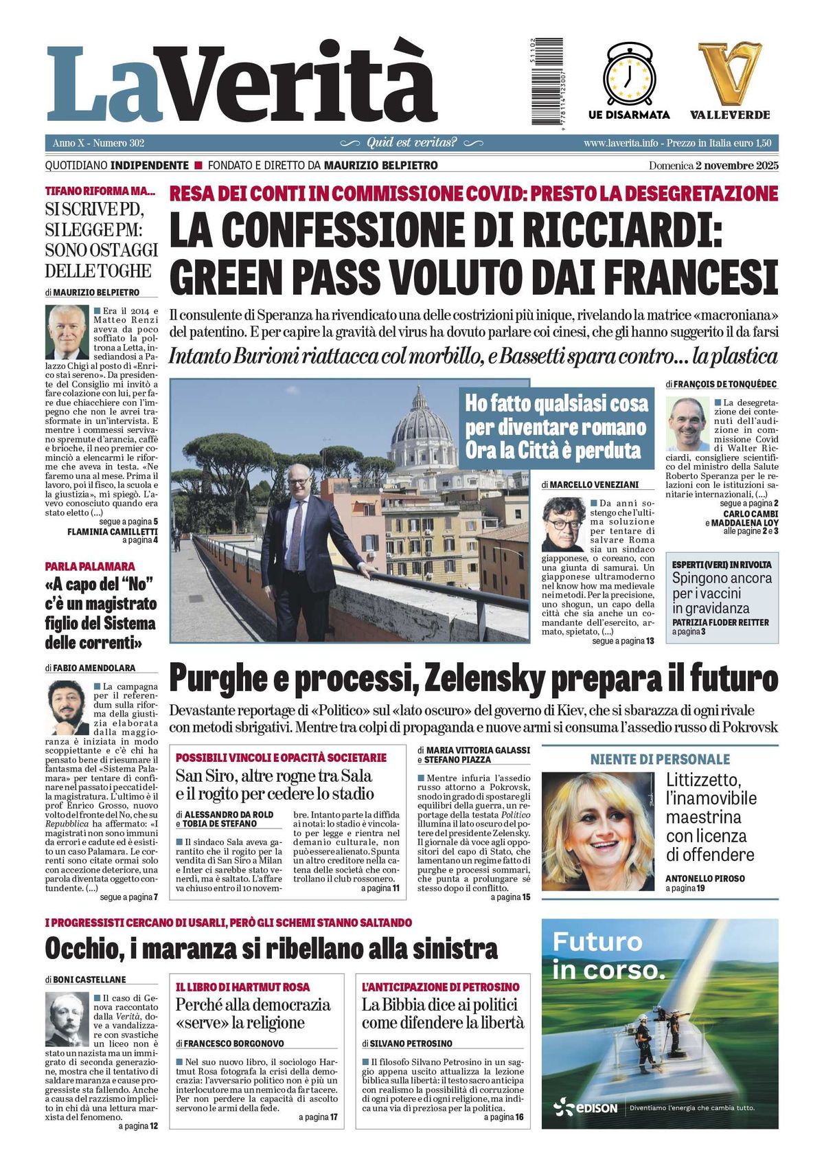 Oggi in edicola