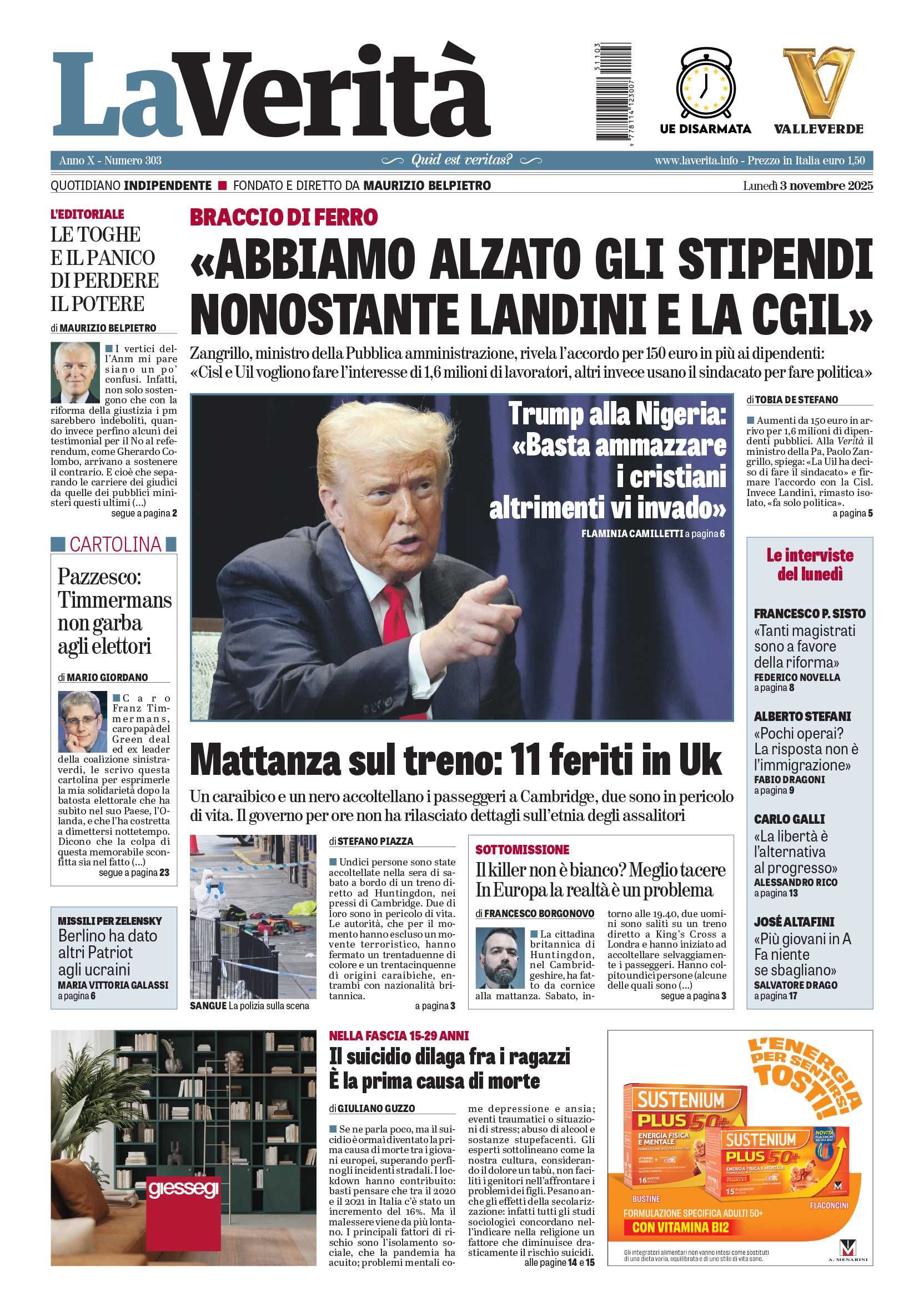 Oggi in edicola