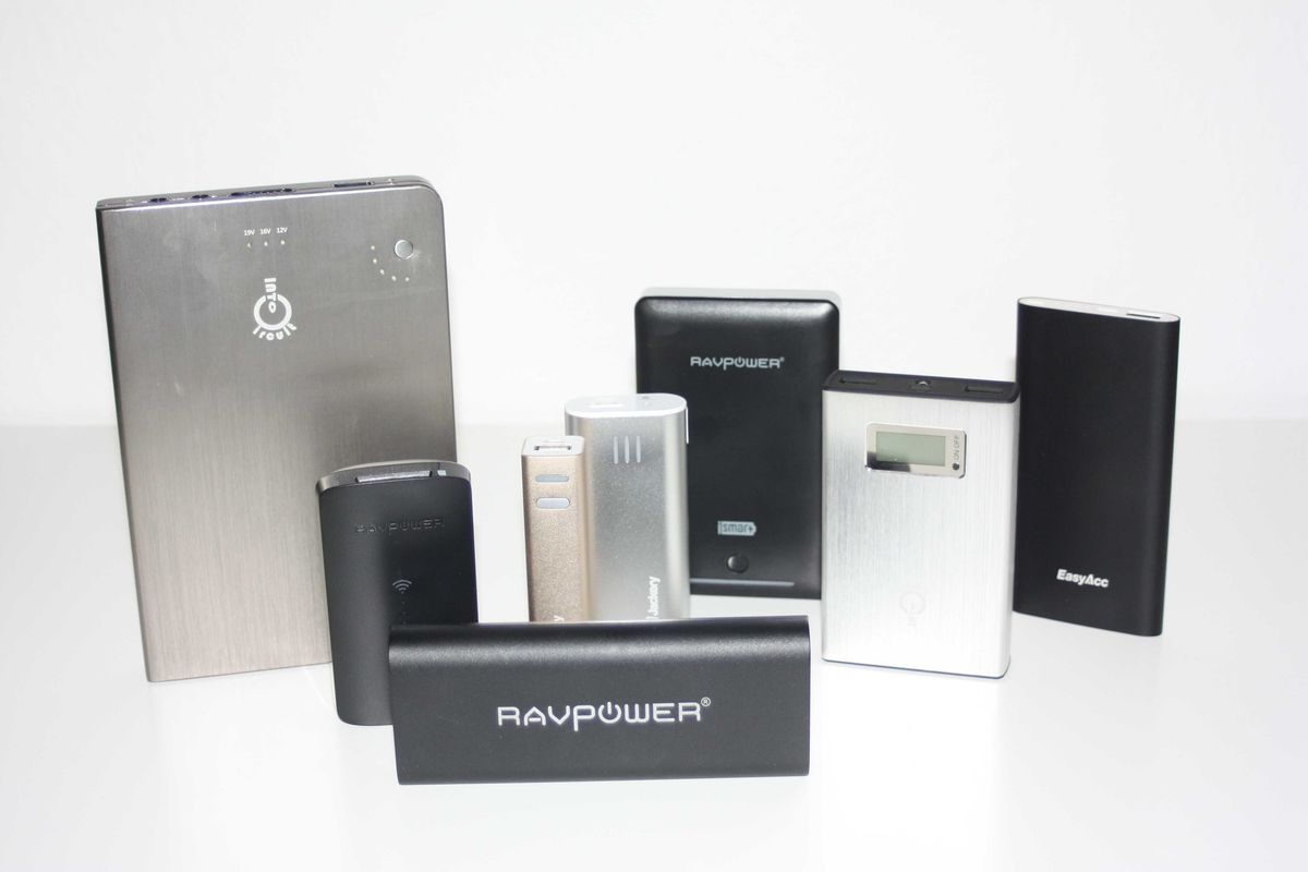 a photo of various power banks