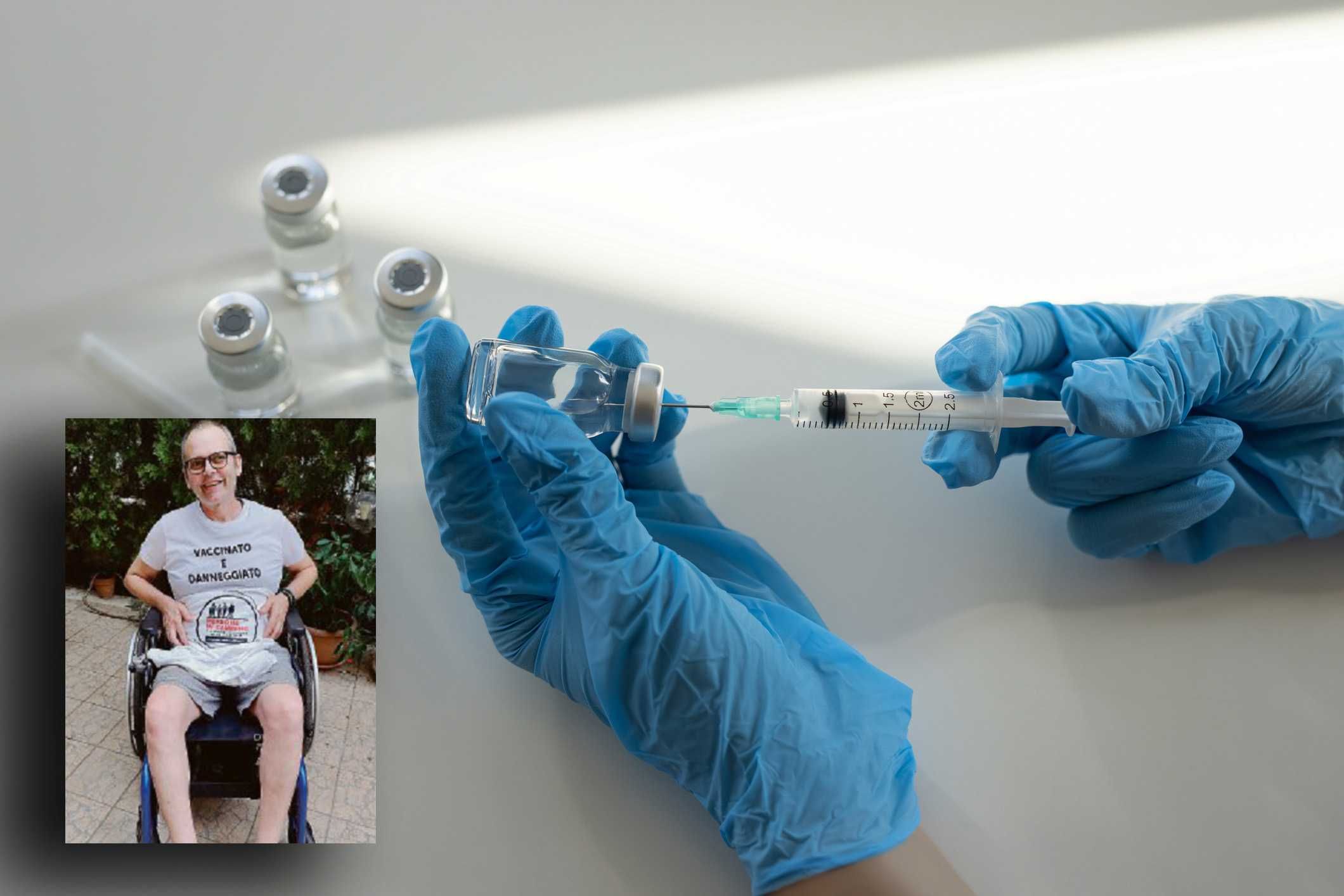 Paralizzato e cieco a causa di Pfizer. La sanità pubblica gli nega le cure