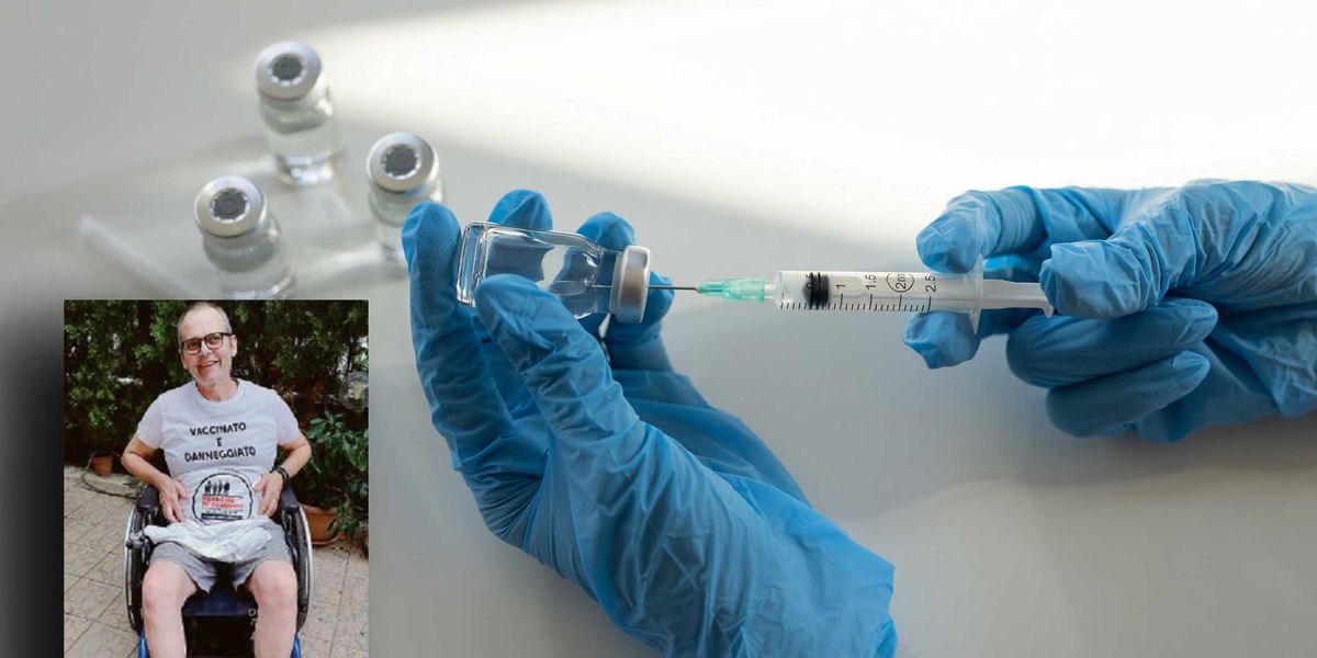Paralizzato e cieco a causa di Pfizer. La sanità pubblica gli nega le cure