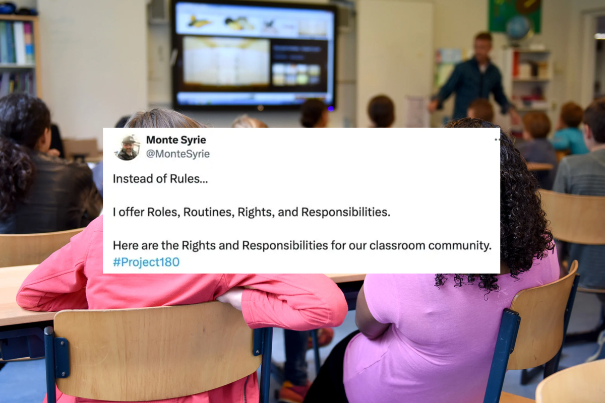 Monte Syrie, teaching, classroom management, 4 R's, no rules, Project 180, Gen Z, teacher burnout, progressive education, education reform