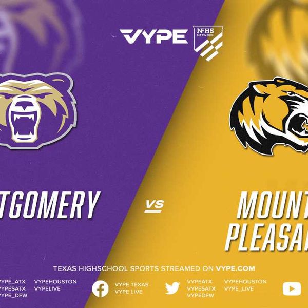 7PM | NFHS – 5A D2 Football Bi-district: Montgomery vs. Mount Pleasant