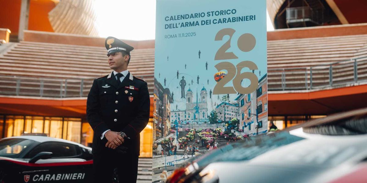 carabinieri presentato a roma il calendario storico 2026