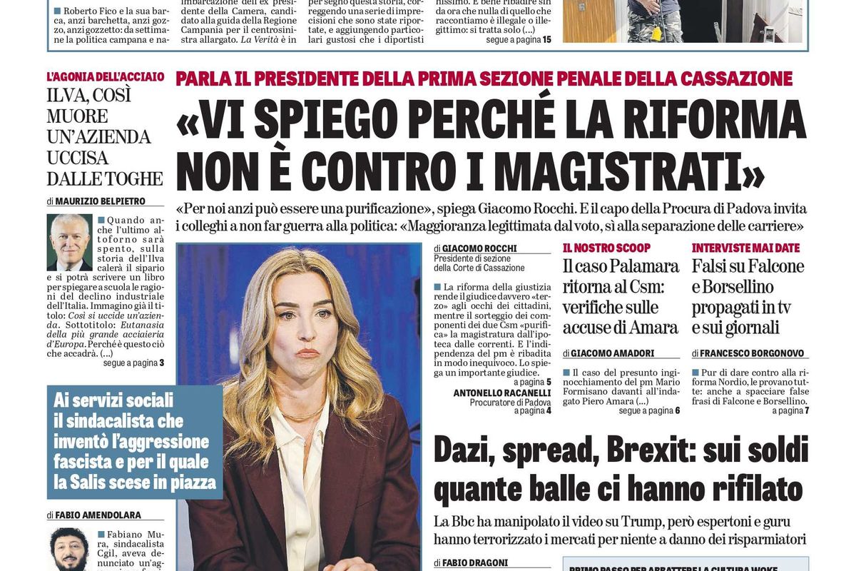 Oggi in edicola