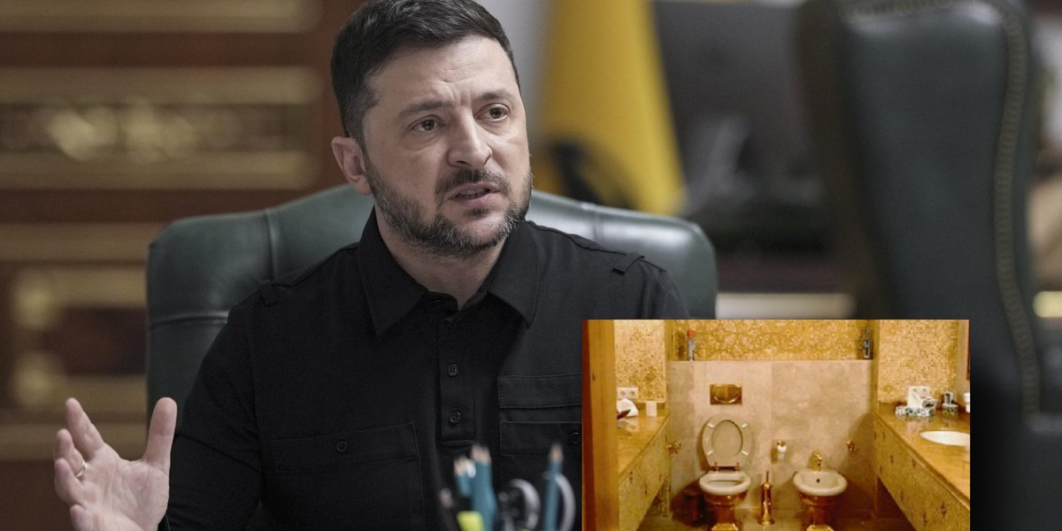 Gli amici di Zelensky si fanno i water d’oro coi nostri soldi Gli amici di Zelensky si fanno i water d’oro coi nostri soldi