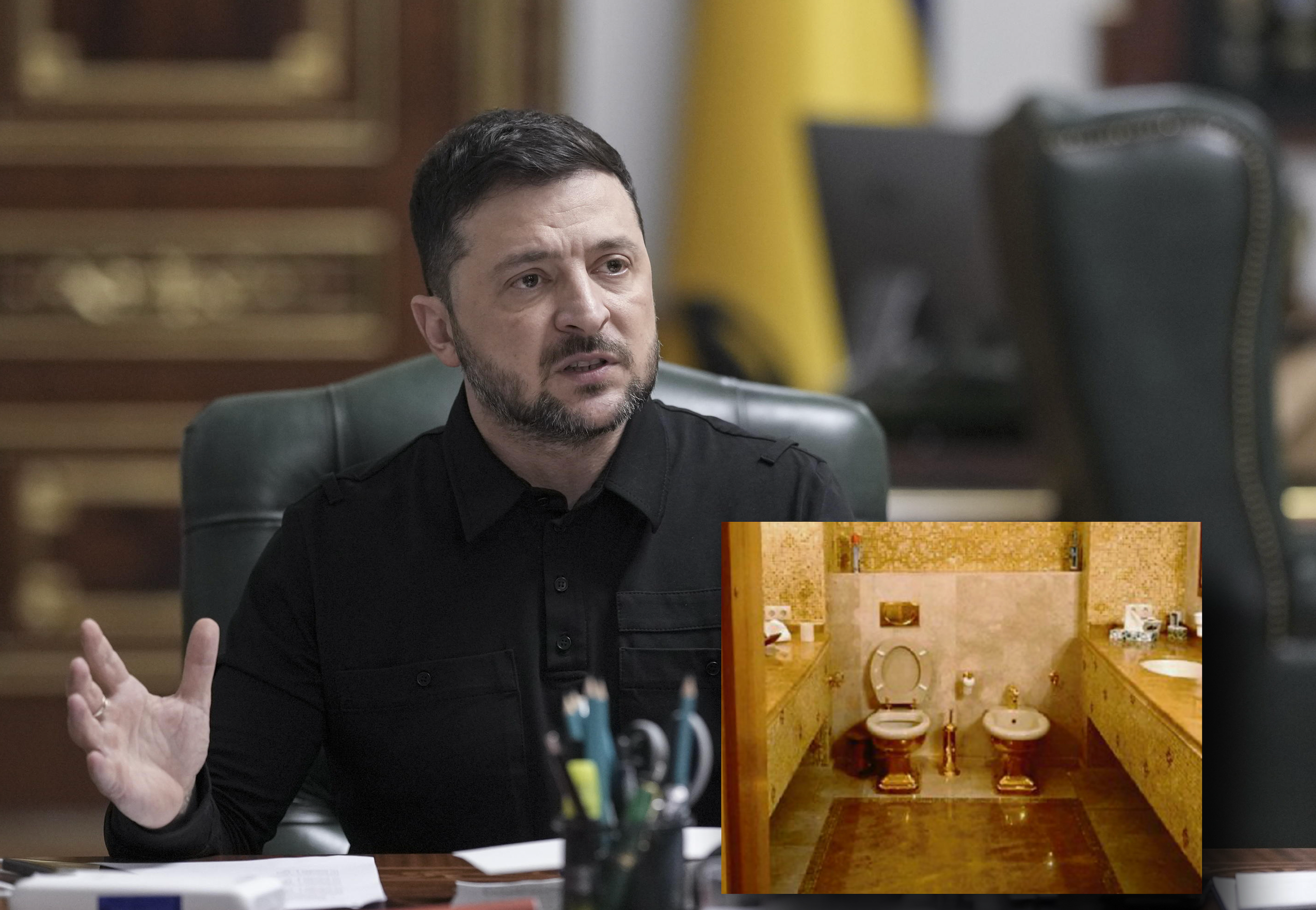 Gli amici di Zelensky si fanno i water d’oro coi nostri soldi