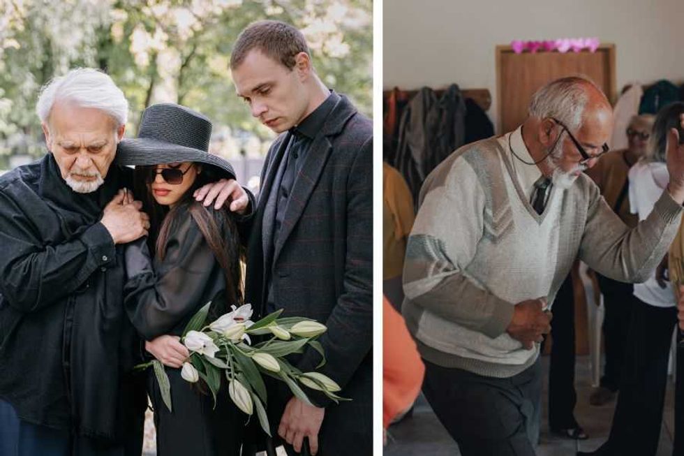 Grandpa attends funeral for his 15-year-old grandson, then bursts into dance