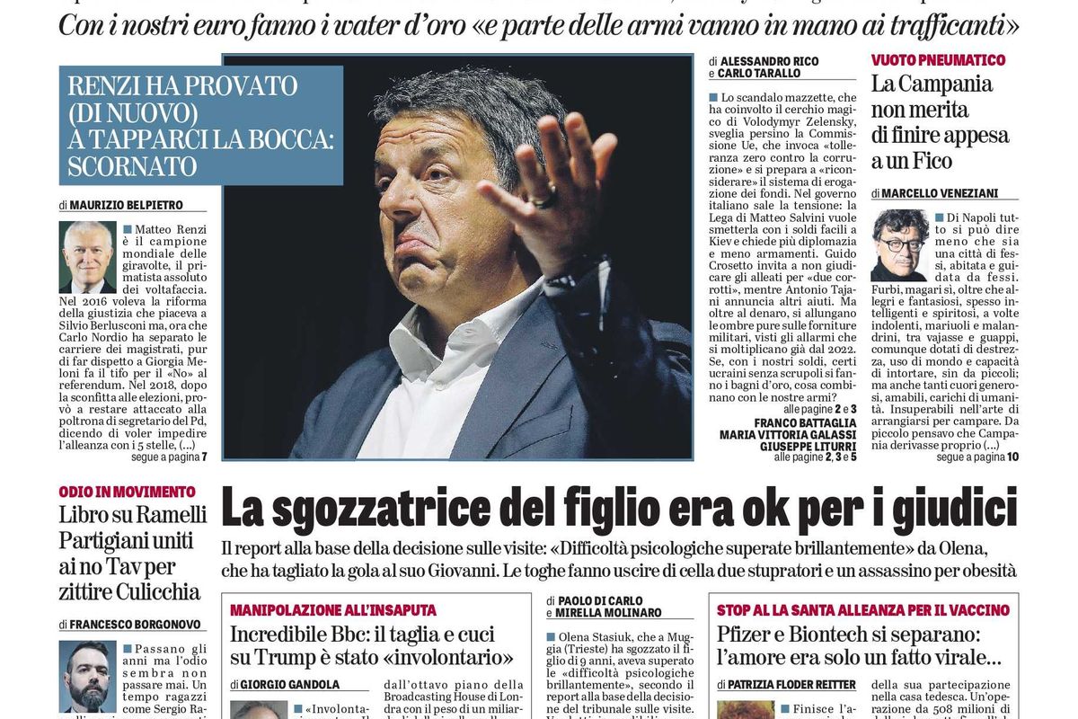 Oggi in edicola